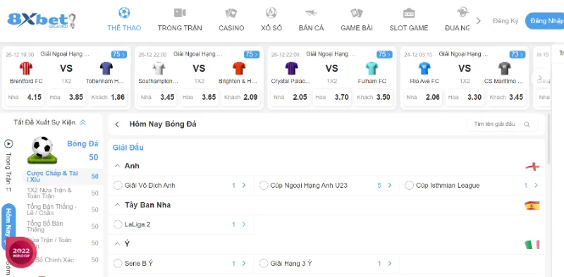 thể thao 8xbet